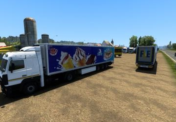 Скин для прицепа Челны Холодверсия 1.0 для Euro Truck Simulator 2 (v1.43.x)