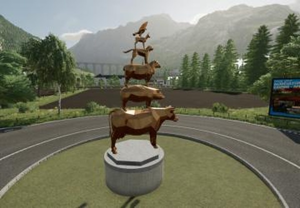 Animal Statue Prefab (Prefab*)версия 1.0.0.0 для Farming Simulator 2022