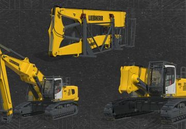 Liebherr R960версия 1.1.0.0 для Farming Simulator 2025 (v1.11)