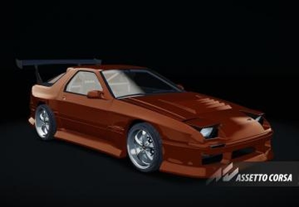Barrett Mazda RX7 FC3S V8версия 1.0 для Assetto Corsa