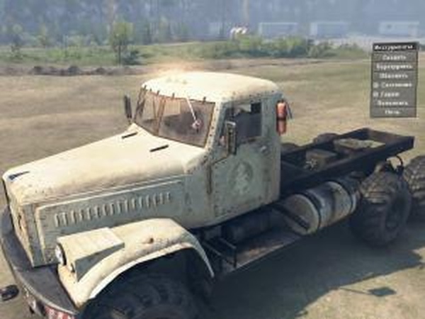 Текстура КрАЗ-255 жёлтаяверсия 1.0 для SpinTires (v03.03.16)