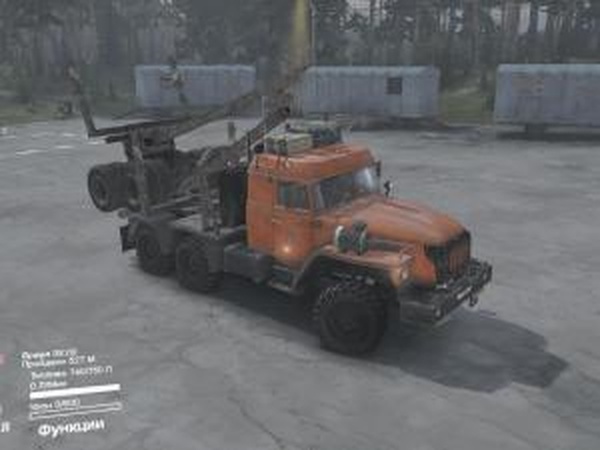 Урал-4320-1912-40/44202 Vlanоверсия 30.07.17 для SpinTires (v03.03.16)