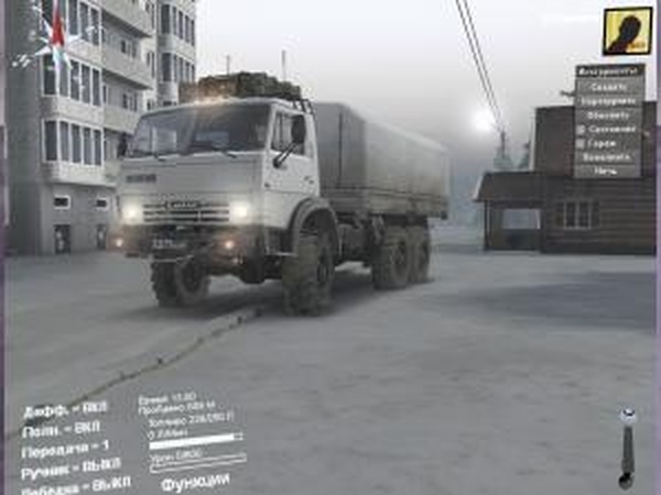 КамАЗ-4310версия 27.07.17 для SpinTires (v03.03.16)