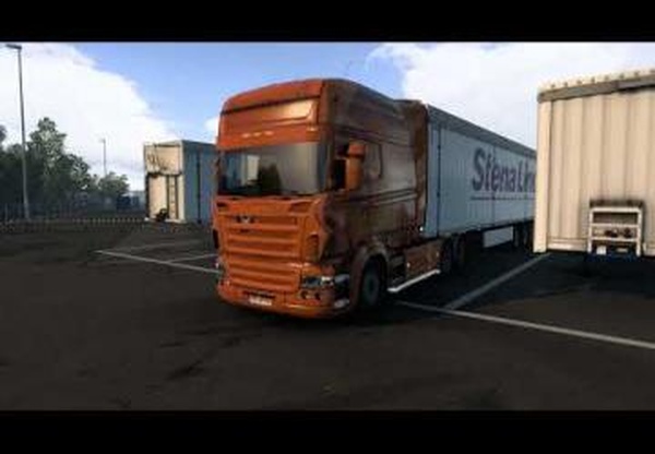 Scania V8 Sound with mouthверсия 2.0 для Euro Truck Simulator 2 (v1.43.x)