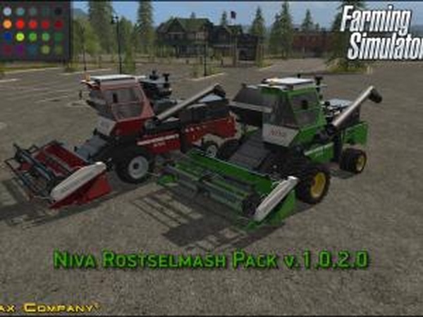 Niva Rostselmash Packверсия 1.0.2.0 для Farming Simulator 2017 (v1.4.4)