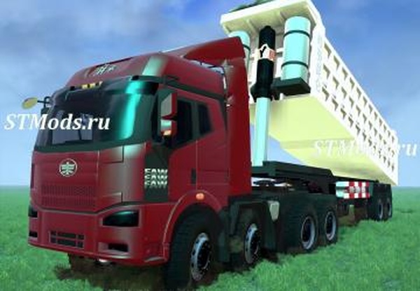 FAW Jiefang J6 with carriageверсия 1.0 для Spintires: MudRunner (v14.08.19)