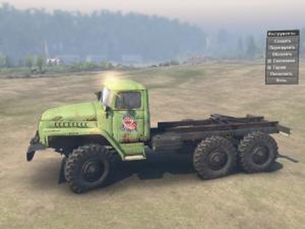 Текстура Урал-4320 салатоваяверсия 1.0 для SpinTires (v03.03.16)