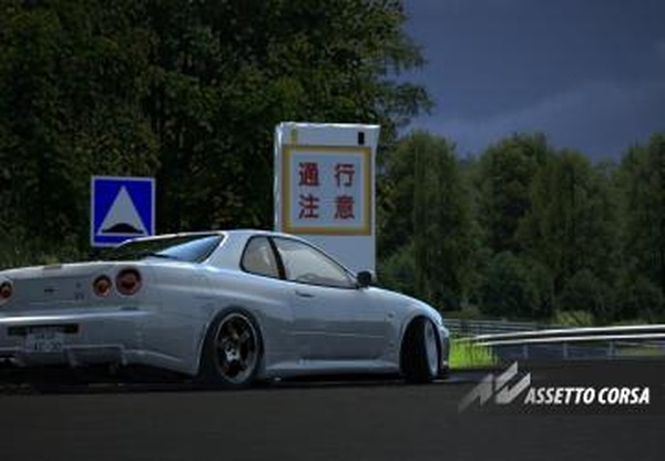 Barrett Nissan Skyline R34 M1версия 1.0 для Assetto Corsa