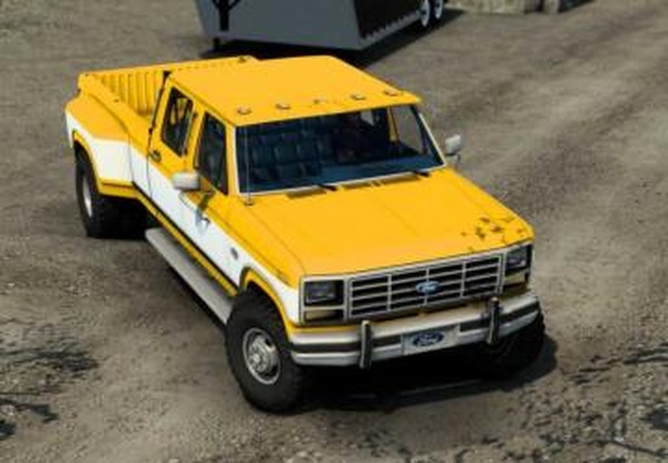 Ford F350 1986 + Trailerверсия 1.0 для Euro Truck Simulator 2 (v1.43.x)