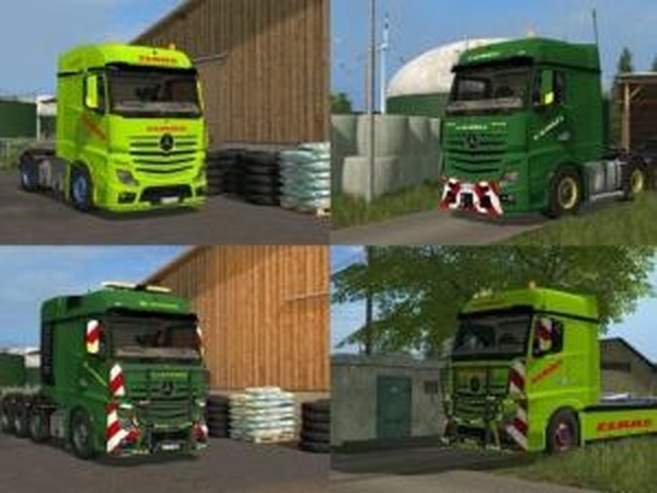 Mercedes-Benz Actros Packверсия 1.0 для Farming Simulator 2017 (v1.4.4)