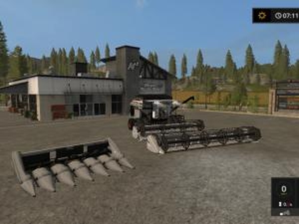 Gleaner N6 с жаткамиверсия 1.2.0.0 для Farming Simulator 2017 (v1.4.4)