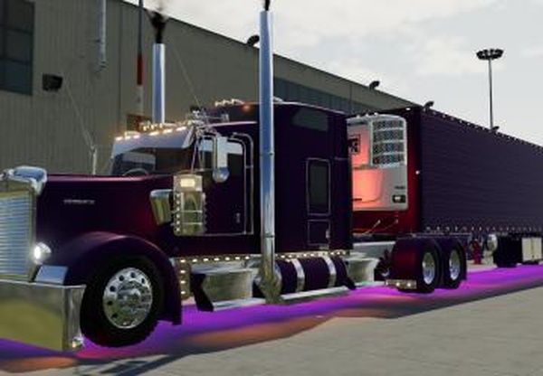 Kenworth W900 Stretchedверсия 1.1.0.0 для Farming Simulator 2019 (v1.7.x)
