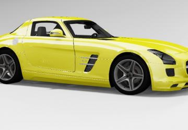 Mercedes Benz SLSверсия 2.0 для BeamNG.drive (v0.22)
