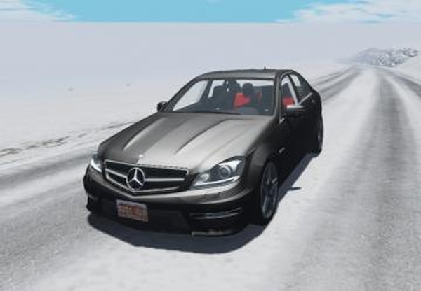 Mercedes-Benz C63 AMG W204версия 1.1 для BeamNG.drive (v0.22)