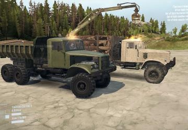 Краз с окномверсия 2 для Spintires: MudRunner (v10.06.19)