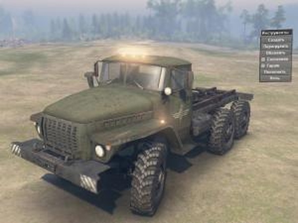 Текстура Урал-4320 ржавая без блескаверсия 1.0 для SpinTires (v03.03.16)