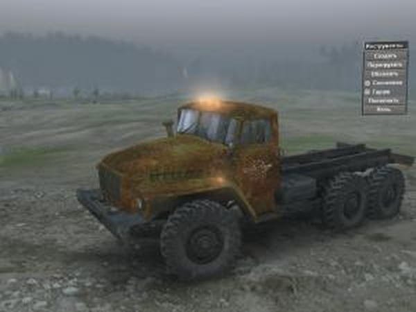 Текстура Урал-4320 ржавая светло-зелёнаяv1.0 для SpinTires (v03.03.16)