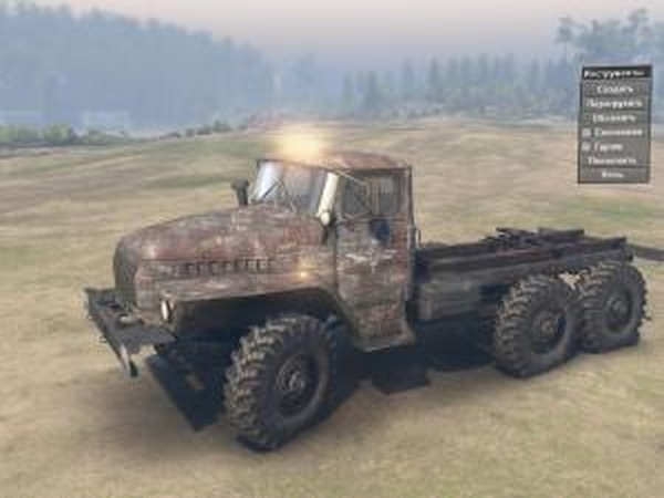 Текстура Урал-4320 заржавевшаяверсия 1.0 для SpinTires (v03.03.16)