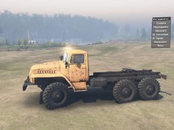 Текстура Урал-4320 жёлтаяверсия 1.0 для SpinTires (v03.03.16)