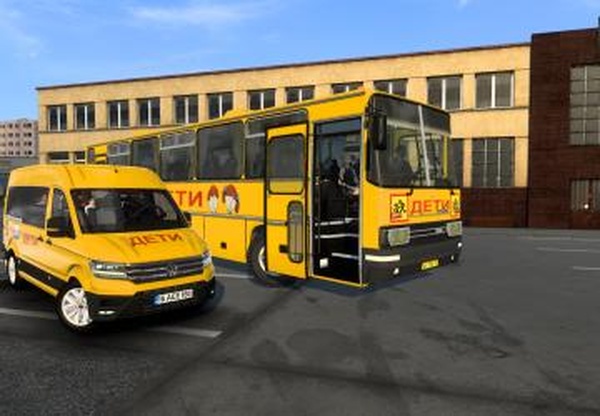Скин пак «Осторожно дети»версия 1.0 для Euro Truck Simulator 2 (v1.43.x)