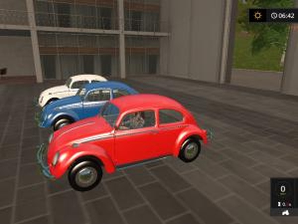 Volkswagen Kaefer 1966версия 1.0 для Farming Simulator 2017 (v1.4.4)