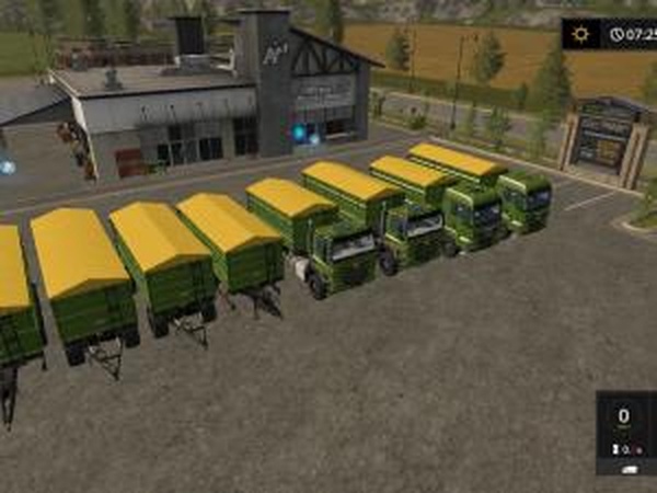 Fliegl Transport Packверсия 1.0.5.0 для Farming Simulator 2017 (v1.4.4)