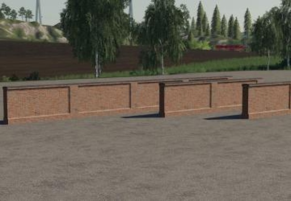Brick Wallверсия 1.0.0.0 для Farming Simulator 2019 (v1.7.x)