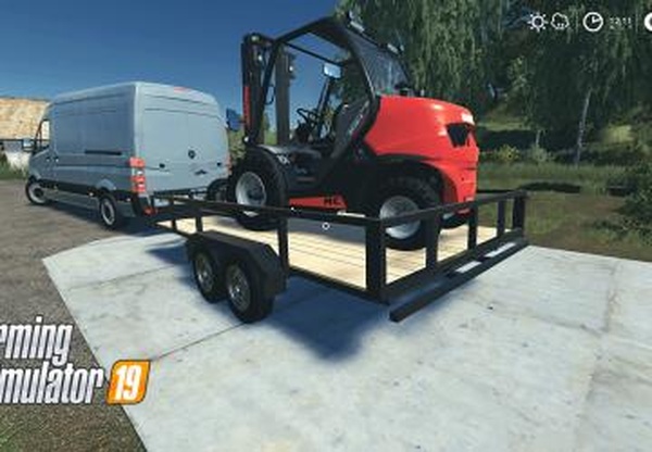 14x8FT Trailerверсия 2.0 для Farming Simulator 2019