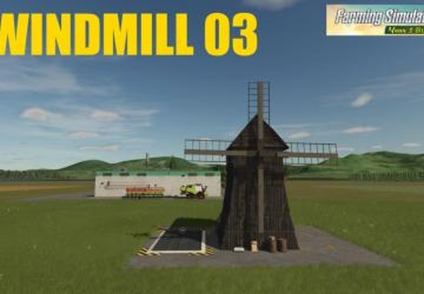 Windmill 3версия 1.0.0.0 для Farming Simulator 2025