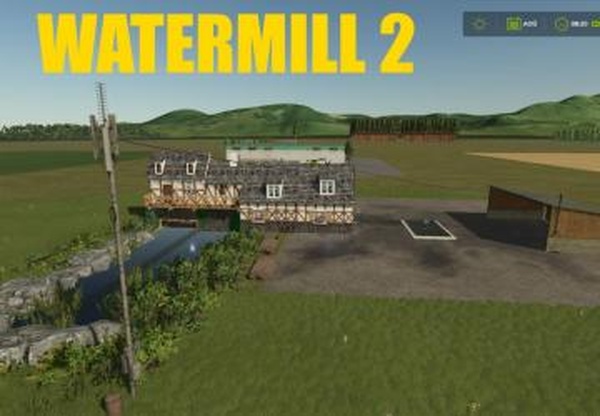 Water Mill 2версия 1.0.0.0 для Farming Simulator 2025