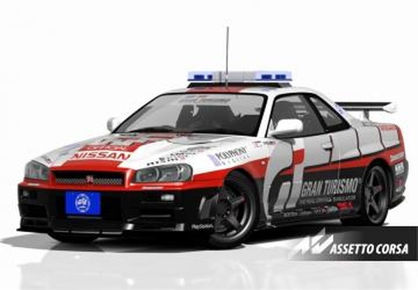 Nissan GRAN TURISMO SKYLINE GT-R (PaceCar)v1.0 для Assetto Corsa