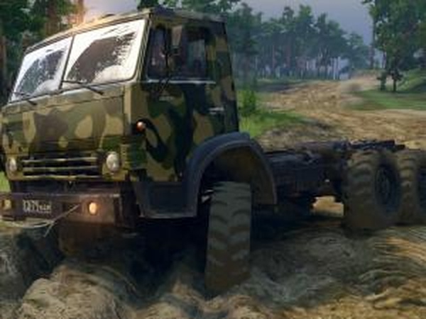 Текстура КамАЗ-4310 «Камуфляж»версия 1.0 для SpinTires (v03.03.16)