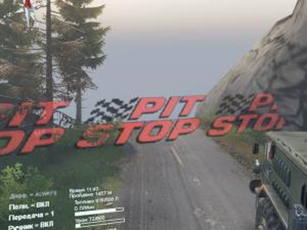 Текстура границы картыверсия 1.0 для SpinTires (v03.03.16)