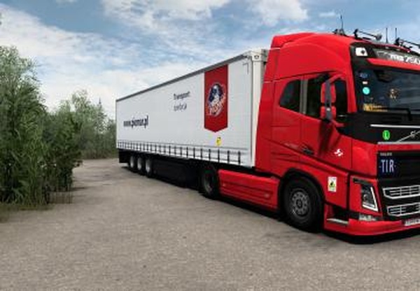 Скин компании Piomar для Volvo FH16 2012 Reworked и SCS Krone Profi Linerv1.0 для Euro Truck Simulator 2 (v1.35.x, - 1.43.x)