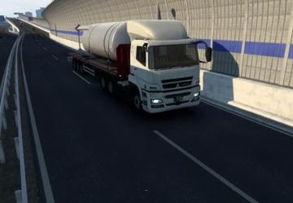 Mitsubishi Fuso Super Great OM 457 Stock soundv1.0 для Euro Truck Simulator 2 (v1.43.x)