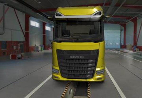 Пластиковые аксессуары для DAF 2021версия 1.0 для Euro Truck Simulator 2 (v1.43.x)