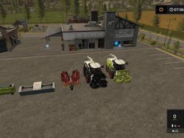 Claas Jaguar 800 Packверсия 1.0 для Farming Simulator 2017 (v1.4.4)