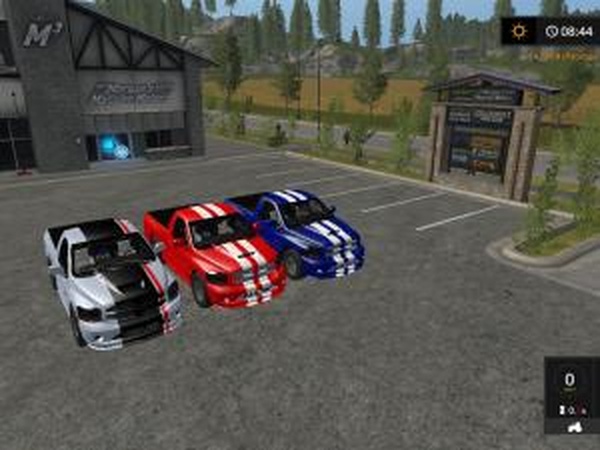 Dodge Ram Viper RST 10версия 1.1 для Farming Simulator 2017 (v1.4.4)