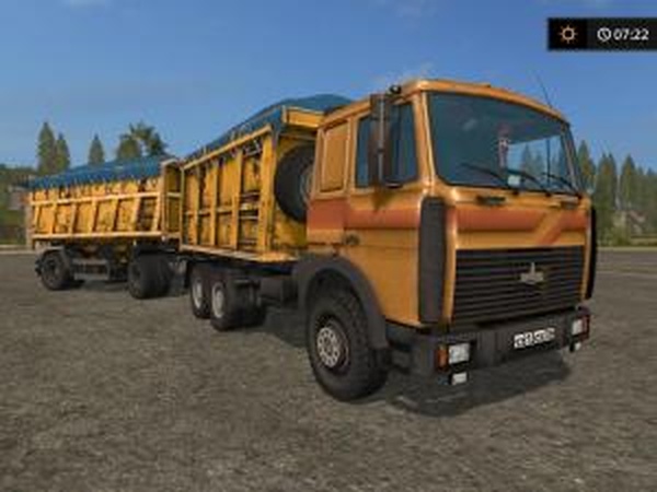 Маз-5516версия 2.2 для Farming Simulator 2017 (v1.4.4)