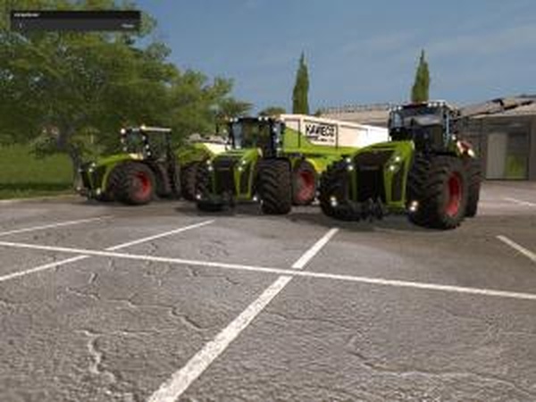 Claas Xerion Gold Editionверсия 1.1 для Farming Simulator 2017 (v1.4.4)