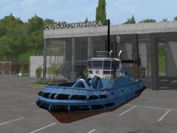 Blue Boatверсия 1.0 для Farming Simulator 2017 (v1.4.4)