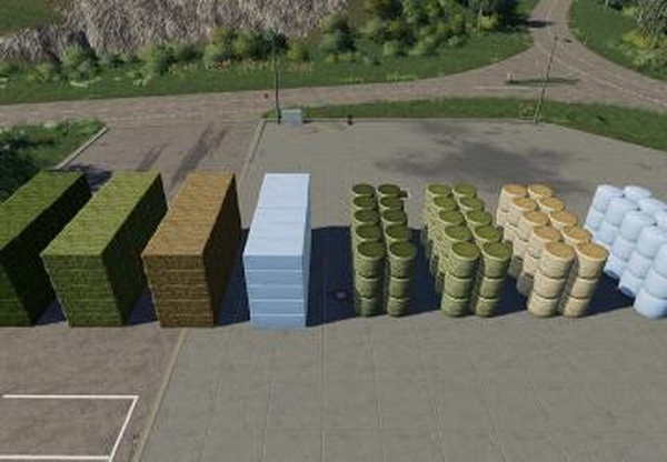 Buyable Large Stack Of Balesверсия 1.0.0.0 для Farming Simulator 2019 (v1.7.x)