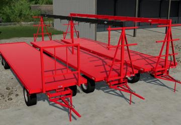 Orenge Bale Trailer Packверсия 1.0.0.0 для Farming Simulator 2022