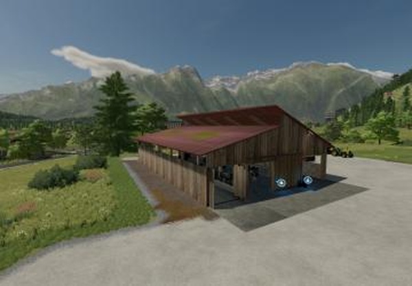Modern Free-Range Cattle Barnверсия 1.0.0.0 для Farming Simulator 2022