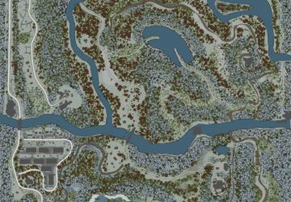 Карта «Камянка Зима»версия 1 для Spintires: MudRunner (v10.06.19)