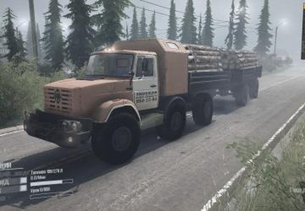 Зил 4972версия 1.1 для Spintires: MudRunner (v10.06.19)