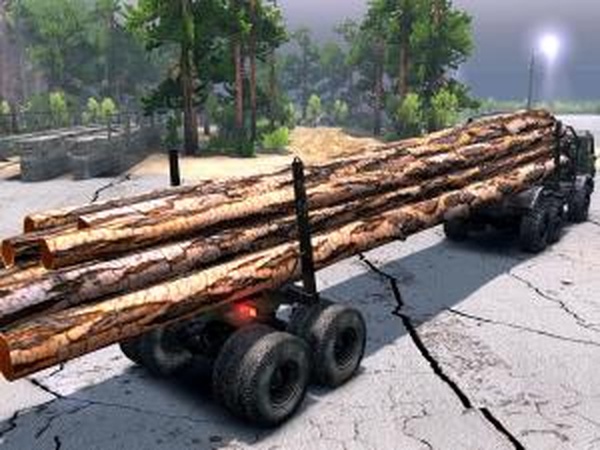 Текстура «Брёвна»версия 2.0 для SpinTires (v03.03.16)