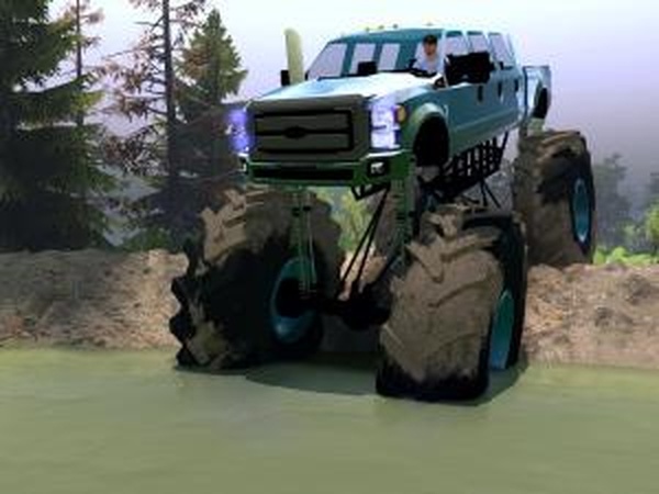 Ford F350 6Door NEWверсия 18.07.17 для SpinTires (v03.03.16)