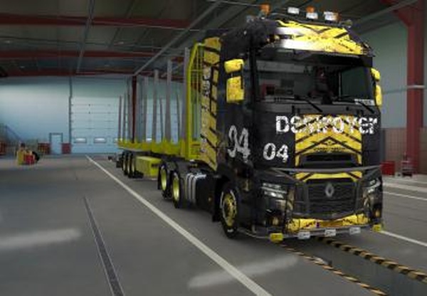 Скин Heavy Loads для Renault Tверсия 0.1 для Euro Truck Simulator 2 (v1.41.x, - 1.43.x)