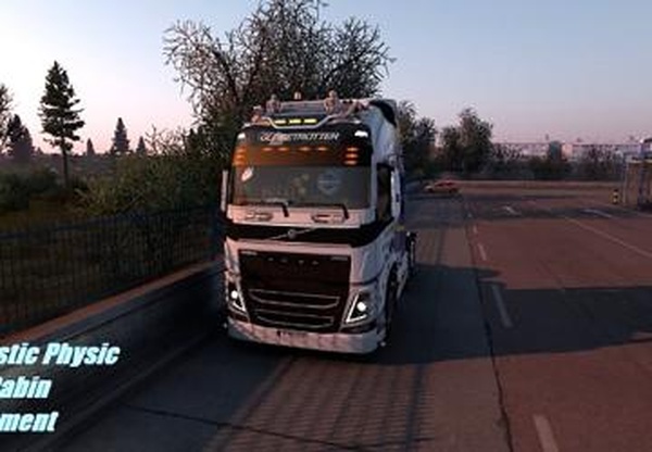 Реалистичная физика и раскачка кабиныверсия 1.5 для Euro Truck Simulator 2 (v1.43.x)